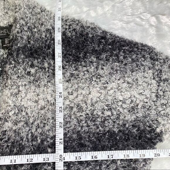 Rachel Zoe Dye Striped Open Cardigan with pockets - Picture 6 of 8